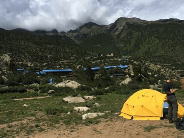 Tent Camp During Limi Valley Trek