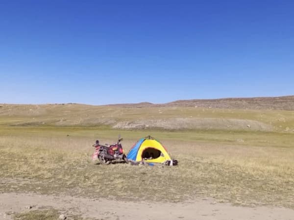 Tent Camp Of Locals Tibetean