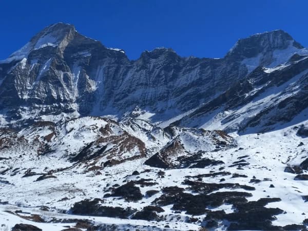 View Of Api Himal Base Camp