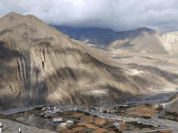 View Of Kagbeni Mustang
