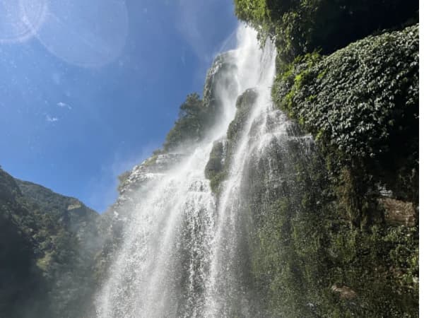 Waterfall Of Manaslu