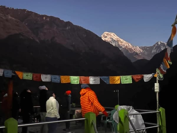 Yoga Early Morning With Himchuli View