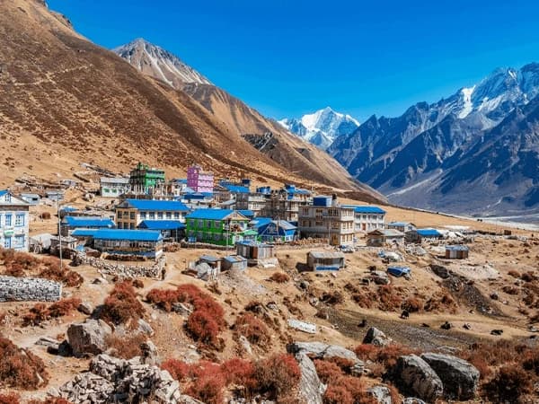 Kyangjin Gompa Valley view during Langtang Budget Trek