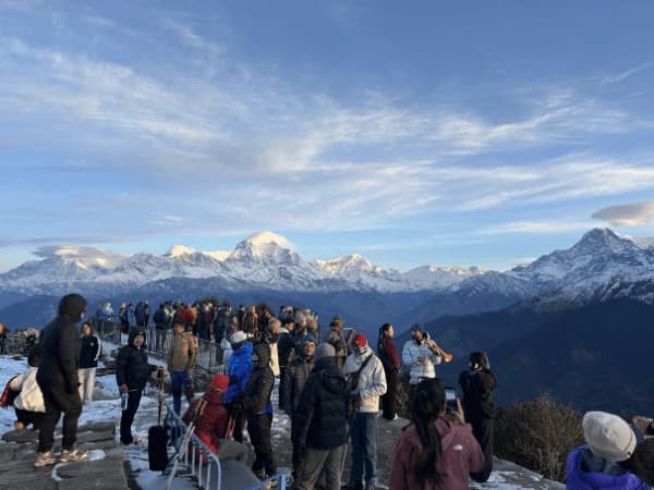 Mount Dhaulagiri & Annapurna view from Ghorepani Poon Hill