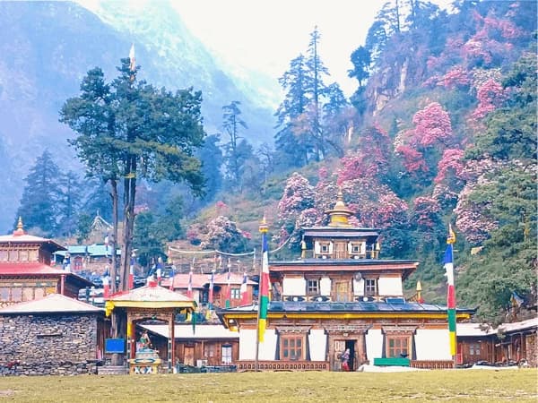 Beautiful Serang Gompa view during Manaslu Circuit Trek with Serang Gompa - 14 Days