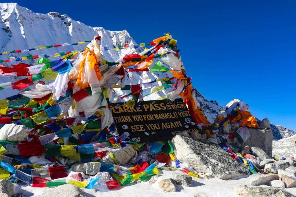 manaslu larkya pass trek, manaslu trek