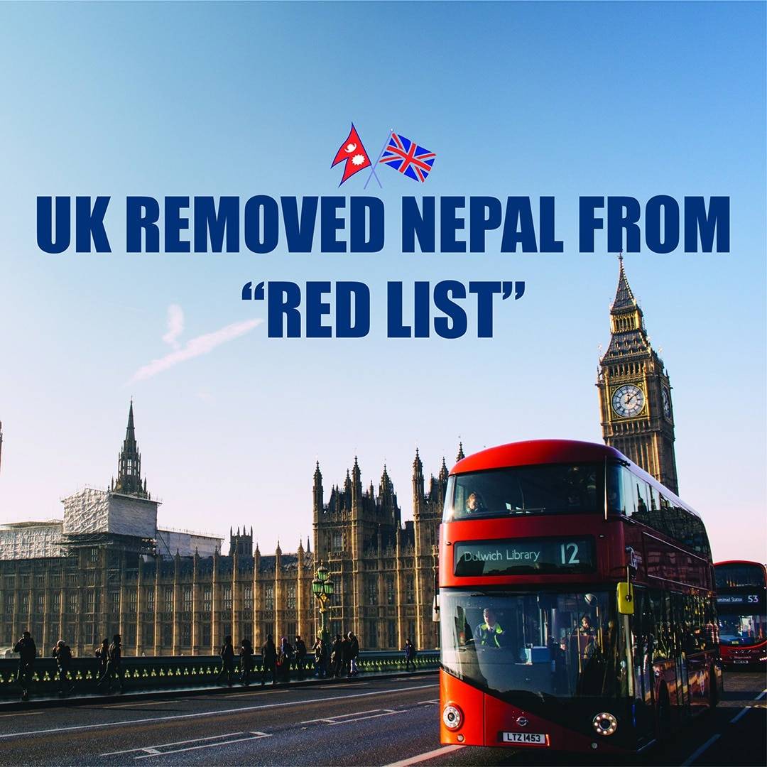 uk removed nepal from red list