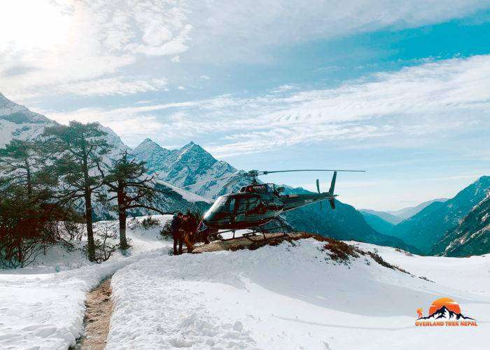 EBC trek and fly back by helicopter, everest base camp trek and fly back by helicopter